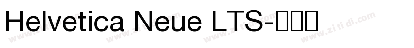 Helvetica Neue LTS字体转换